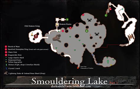 smouldering lake|smouldering lake walkthrough.